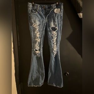American Eagle flared jeans